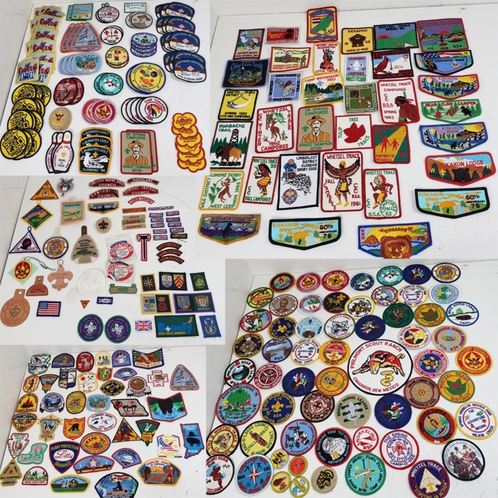 280+ Vintage Boy Scouts of America BSA Patches 50s-90s Order of the Arrow OA